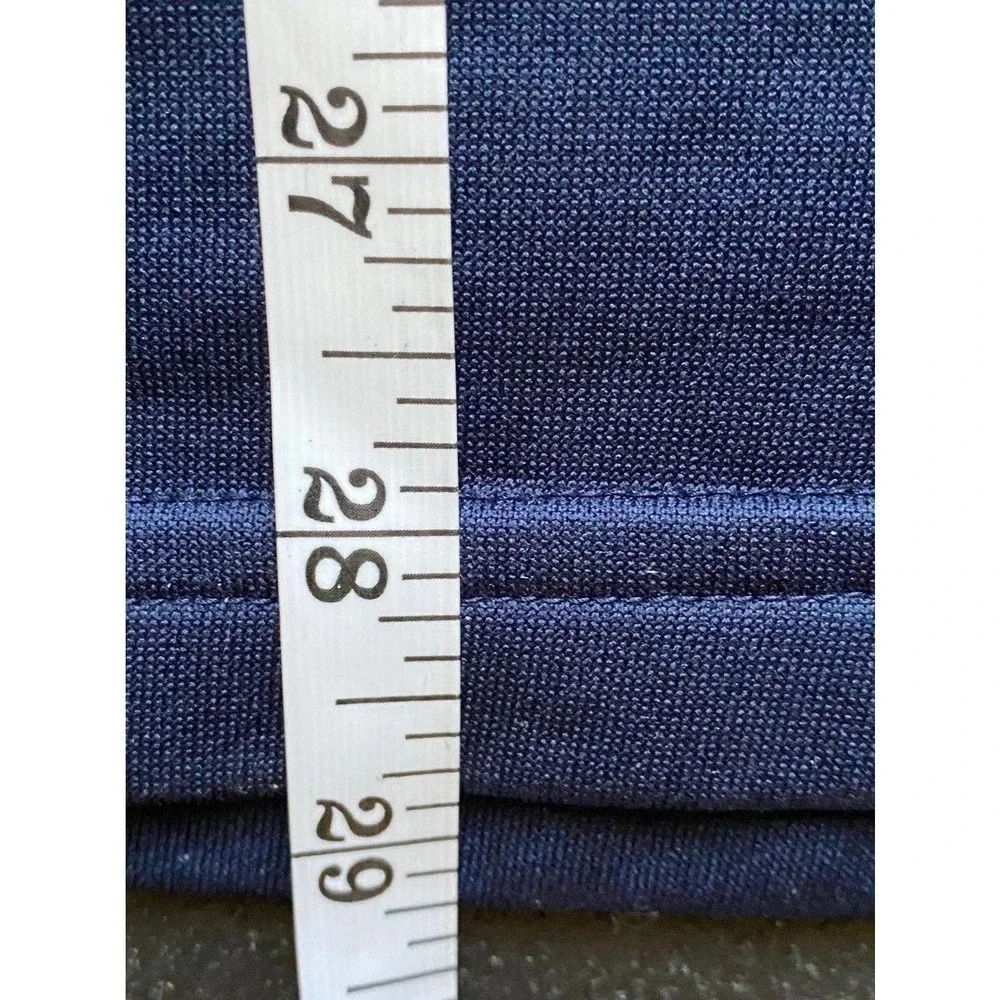 Adidas Climate Golf Pull Over Mens Long Sleeve Size Small Blue White Athletic